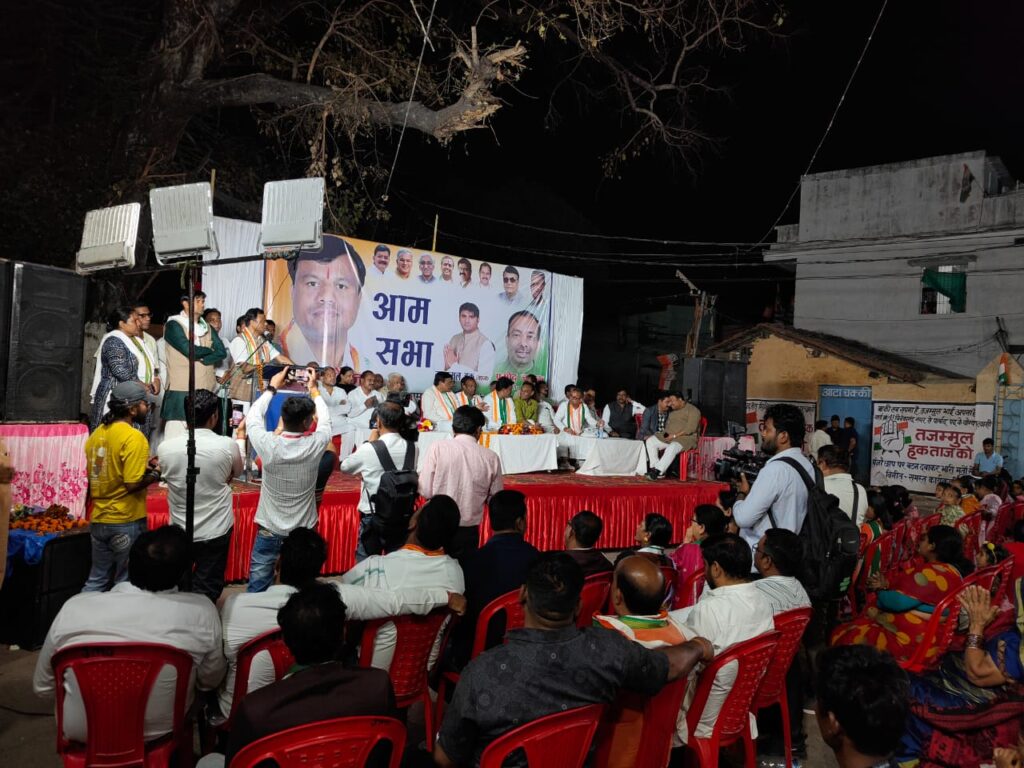 तोरवा में कांग्रेस की चुनावी सभा, प्रदेश अध्यक्ष दीपक बैज ने भाजपा पर साधा निशाना