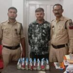 ग्राम खम्हरिया में 40 पाव अवैध देशी शराब के साथ एक आरोपी गिरफ्तार, सीपत पुलिस की कार्रवाई जारी