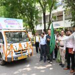 डेंगू जागरूकता के लिए प्रचार रथ को कलेक्टर ने दिखाई हरी झंडी
