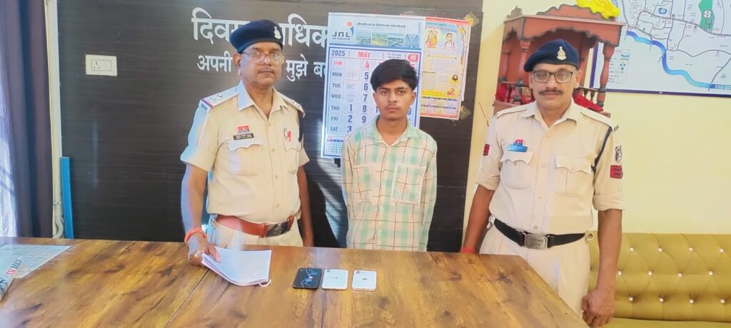 चोरी का मामला सुलझाया, आरोपी गिरफ्तार