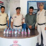 अवैध शराब बेचने वाले आरोपी पर बिलासपुर पुलिस की सख्त कार्यवाही