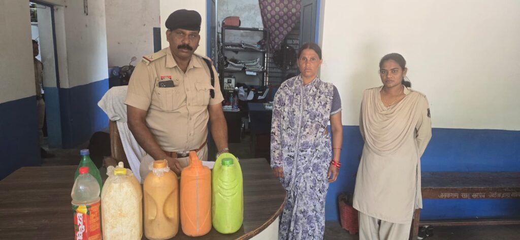 अवैध शराब कारोबार पर बिलासपुर पुलिस की कड़ी कार्यवाही