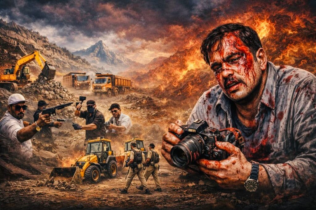 “सच की सजा खून! अमरकंटक में अवैध खनन माफिया ने पत्रकार को मौत के घाट उतारने की कोशिश की”