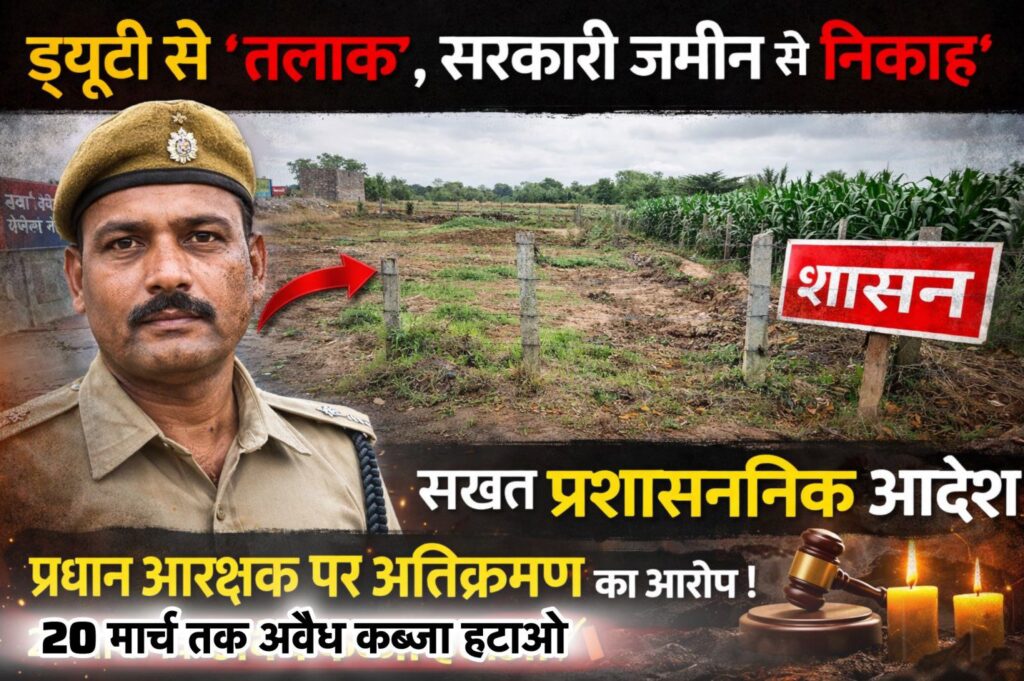 ✍️अम्बिकापुर में सरकारी जमीन पर कब्जे का मामला: 20 मार्च तक हटाने का अल्टीमेटम, नहीं तो होगी एकपक्षीय कार्रवाई