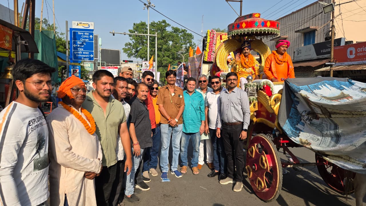 संत शिरोमणि श्री सेन जी महाराज जयंती पर भव्य शोभायात्रा का स्वागत, सर्व राजपूत क्षत्रिय समाज ने किया अभिनंदन