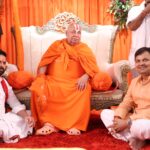 स्वामी श्रीरामभद्राचार्य के आगमन से भक्तिमय हुआ रामा वर्ल्ड, चरण-पादुका पूजन में उमड़ी आस्था