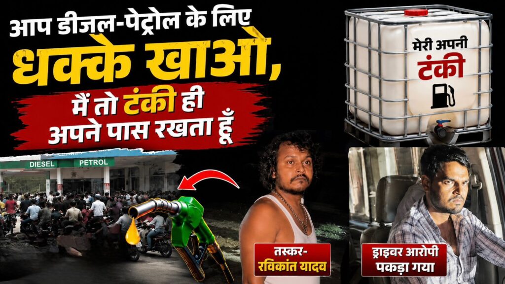भारतीय पेट्रोलियम कंपनी डीजल चोरी मामले में राष्ट्रीय गिरोह का खुलासा, ढाबा संचालक व टैंकर चालक गिरफ्तार