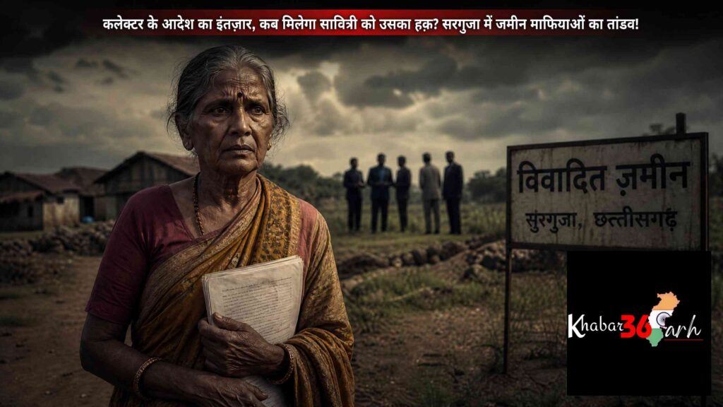 सरगुजा में ज़मीन घोटाले पर प्रशासन की चुप्पी: कलेक्टर के आदेश के 10 दिन बाद भी नहीं हुई FIR, पीड़ित महिला न्याय को तरसी